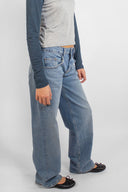 Baggy low-rise jeans