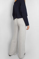 Wide leg knit pants