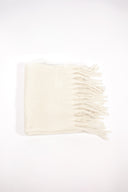 Oversized fringe scarf