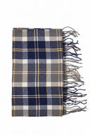 Tartan fringe scarf