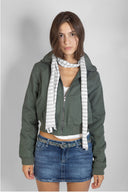 Thin striped scarf