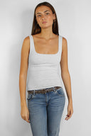 Square neck top