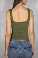 Square neck top