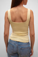 Square neck top