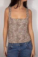 Square neck top