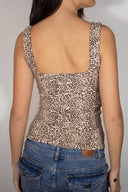 Square neck top