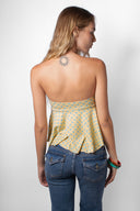 Bandeau top with a bow