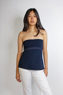 Bandeau top with back bow