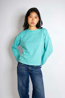 Striped long-sleeve T-shirt