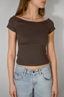 Boat neck T-shirt