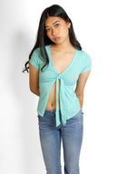 T-shirt with knot detail