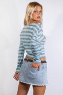 T-shirt with a boat neck