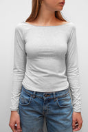 Boat neck t-shirt