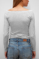 Boat neck t-shirt