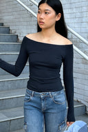 Boat neck t-shirt