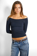Boat neck t-shirt
