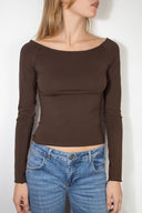 Boat neck t-shirt