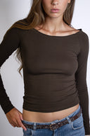 Boat neck t-shirt