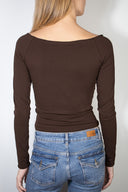 Boat neck t-shirt