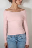 Boat neck t-shirt