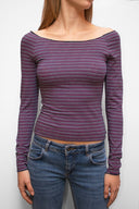 Boat neck t-shirt