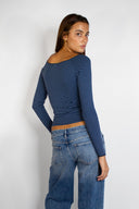 Boat neck t-shirt