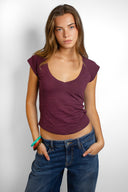 V-neck T-shirt