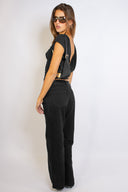 T-shirt with soft back neckline