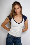 V-neck T-shirt