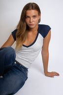 V-neck T-shirt