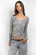 V-neck T-shirt