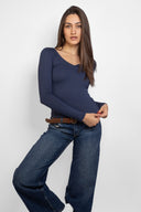 V-neck T-shirt