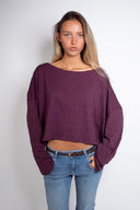 T-shirt with a boat neck