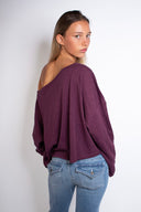 T-shirt with a boat neck