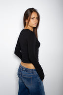 Teardrop Neckline T-shirt