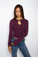 Teardrop Neckline T-shirt