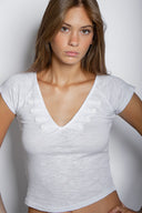 V-neck T-shirt