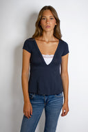 V-neck T-shirt