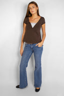 V-neck T-shirt